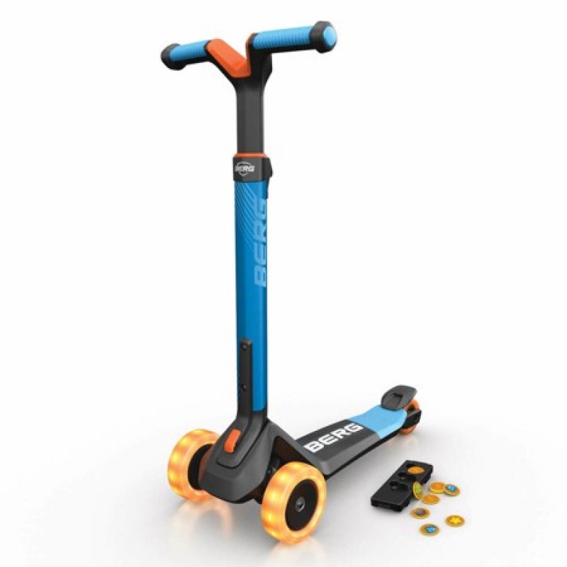 Trotineta BERG Nexo Albastru Pliabila cu Lumini si Magnet
