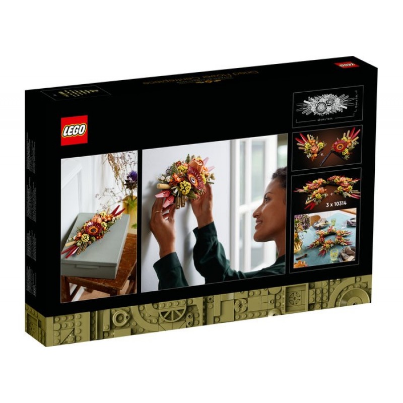 LEGO  ORNAMENT DIN FLORI USCATE Creator Expert 10314