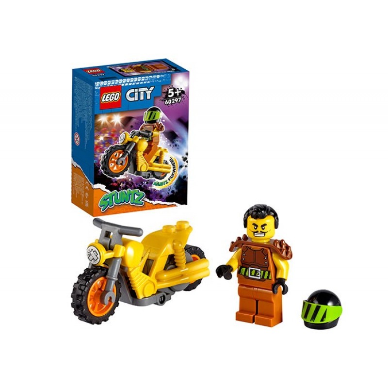 Motocicleta de cascadorii cu impact LEGO City 60297