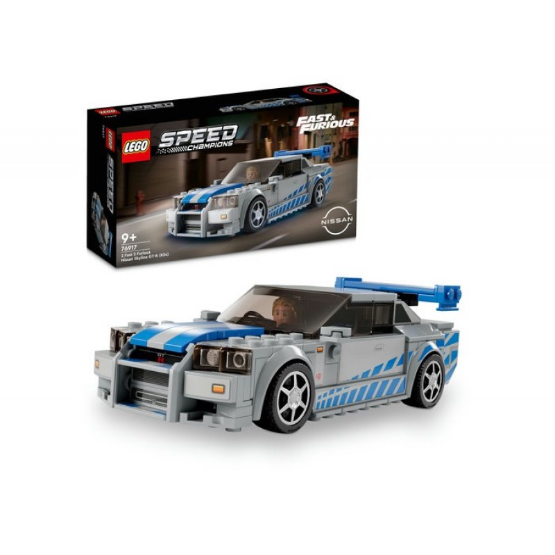 Nissan Skyline GT R R34 2 Fast 2 Furious LEGO Speed Champions 76917
