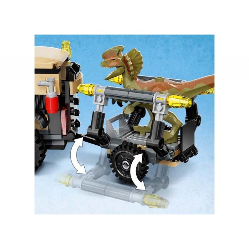 Transportul de Pyroraptor şi Dilophozaur LEGO Jurassic World 76951