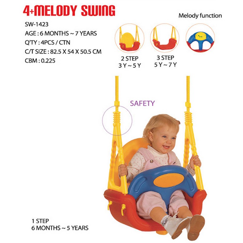 Leagan muzical convertibil 4 variante Edu Play