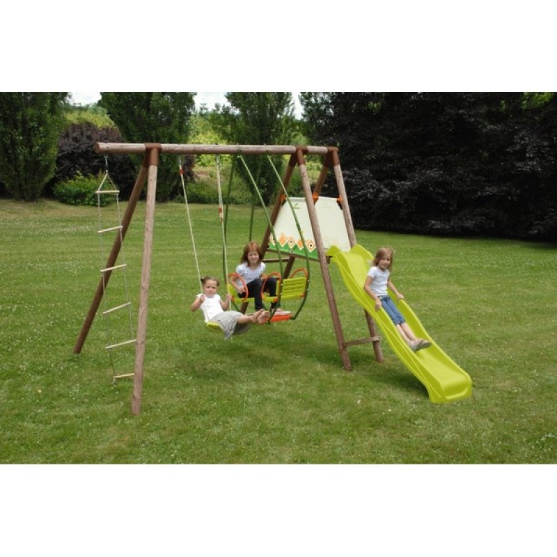 Ansamblu de leagane cu tobogan Mocha Soulet