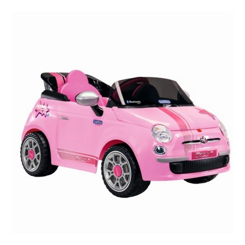 Masinuta cu telecomanda Fiat 500 Star Pink Peg Perego
