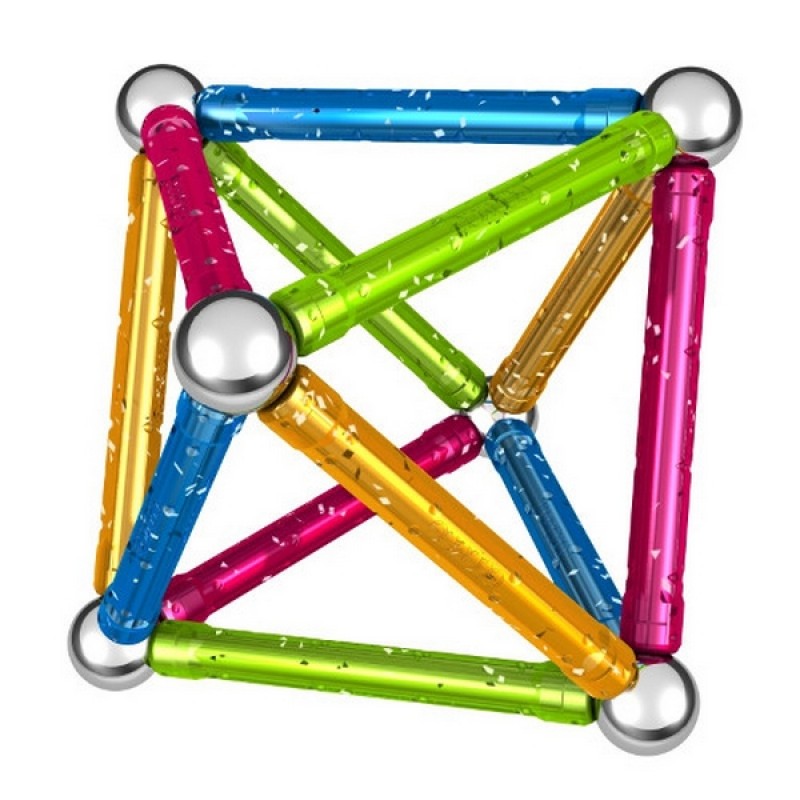 Set Constructie Magnetic Glitter 30 Geomag